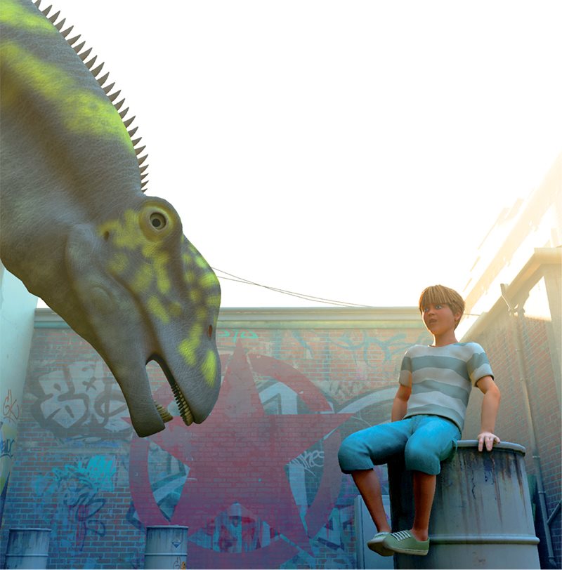 W ELCOME to a world where dinosaurs have suddenly appeared on the streets of my - photo 20