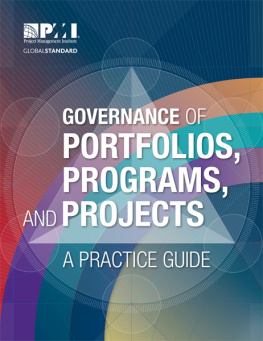 Project Management Institute - Governance of Portfolios, Programs, and Projects: A Practice Guide