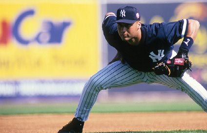 Jeter at shortstop at Legends Field in 2001 1 The Phenom Through 1999 - photo 4