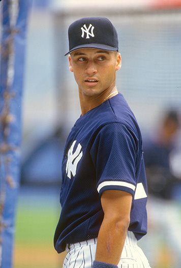 A young Jeter during batting practice at Yankee Stadium I told him that he has - photo 8