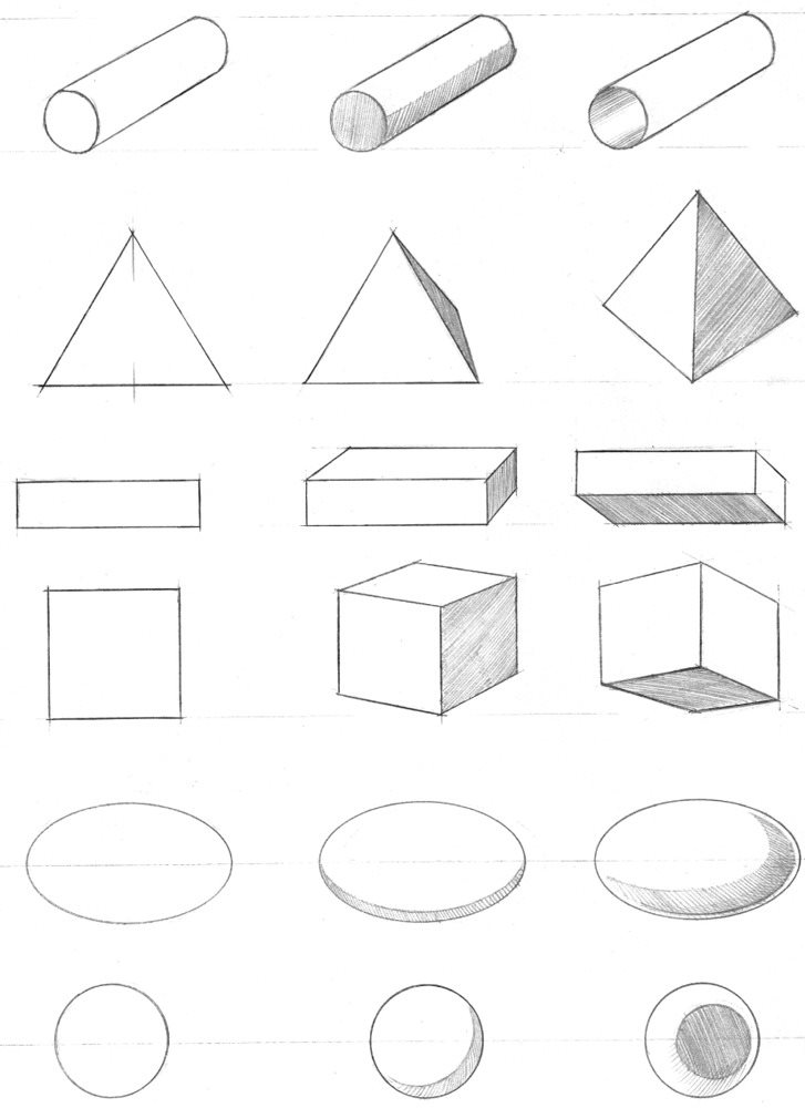 CONSTRUCTION SHAPES Here is how to build the human figure by starting with a - photo 12