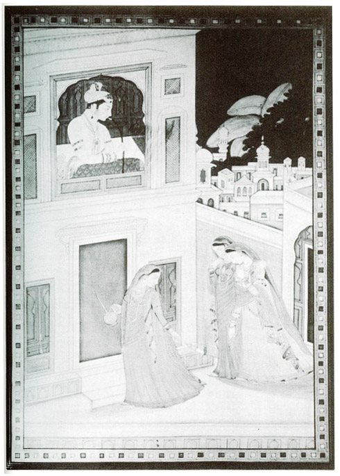 2 Bride being led to her lover Kangra c 1800 Somewhere in the dark - photo 4