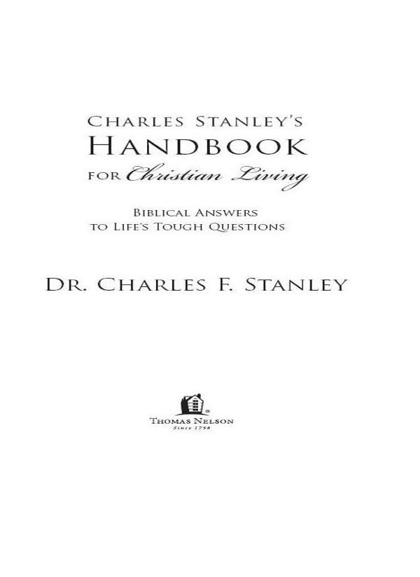 2008 by Charles F Stanley All rights reserved No portion of this book may be - photo 3