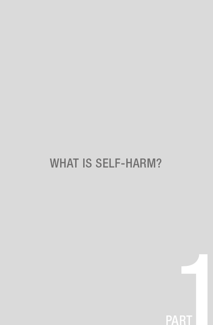 Self-harm describes a wide range of acts that people deliberately do to hurt or - photo 6