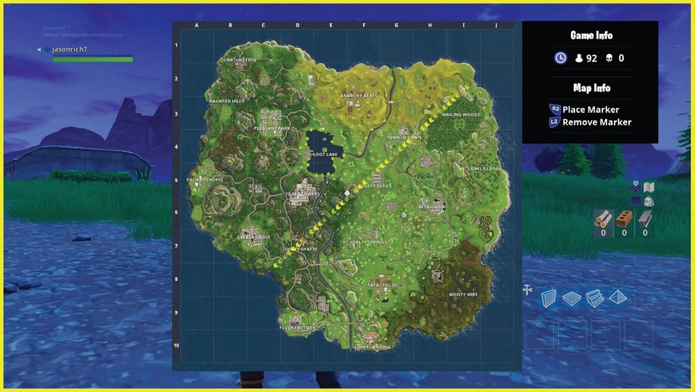 This is how the island map looked during Season 3 of Fortnite Battle Royale A - photo 5