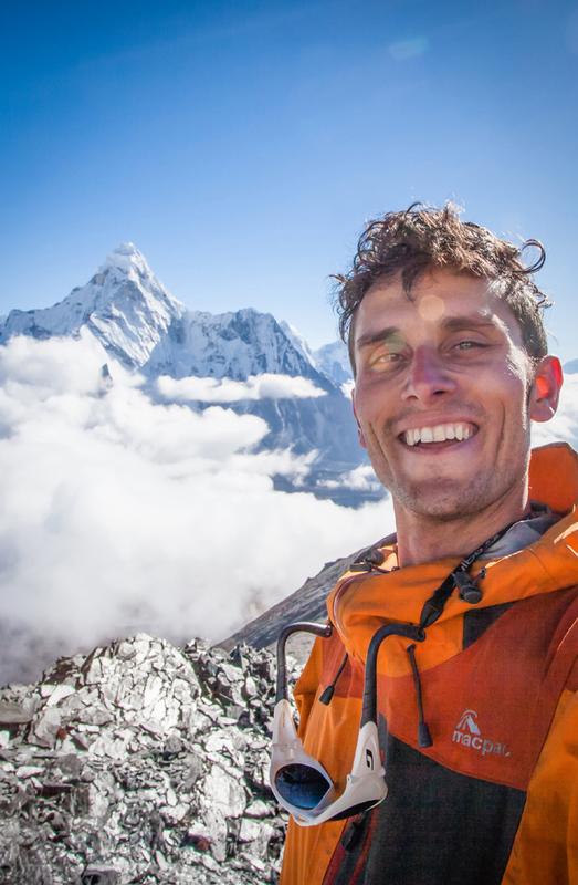 Thrilled to have reached the top of Chukhung Ri I grabbed a selfie with Ama - photo 5