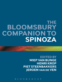 Wiep van Bunge The Bloomsbury Companion to Spinoza