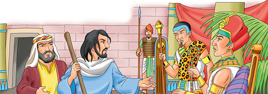 Moses and Aaron explained to Pharaoh that he must listen to the voice of God - photo 8