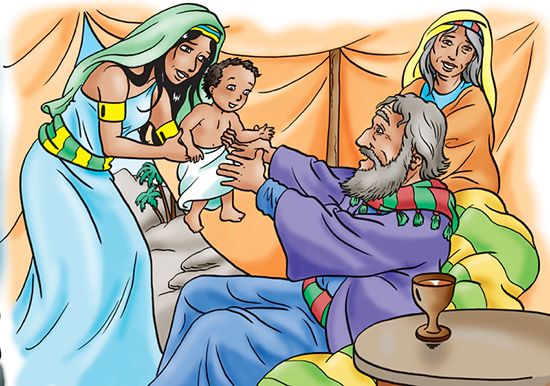 The Three Angels Ishmaels birth was a great moment of joy for Abraham - photo 8