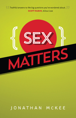 Jonathan McKee Sex Matters