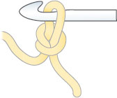 2 Put the hook into the loop and pull gently so that it forms a loose loop on - photo 15