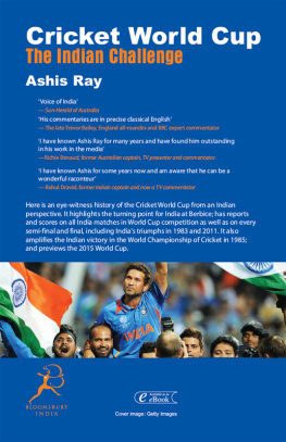 Ashis Ray - Cricket World Cup: The Indian Challenge