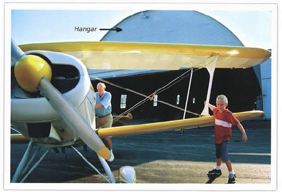 Lets roll my homebuilt airplane out of the hangar for inspection If there is - photo 7