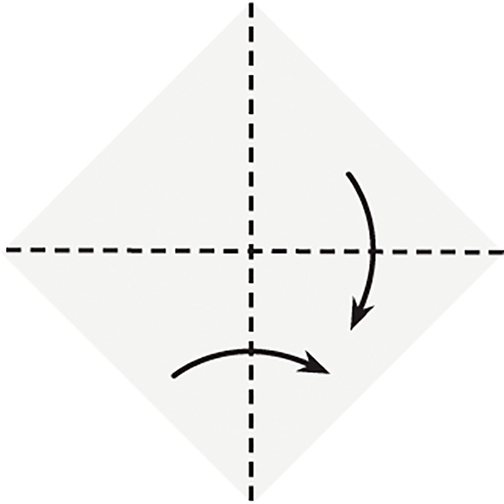 Start with a corner facing you Valley fold from top to bottom and unfold Then - photo 23