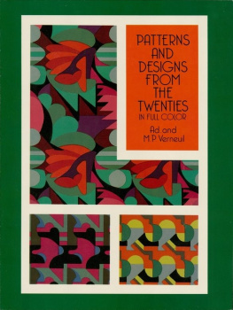 Ad. Verneuil Patterns and Designs from the Twenties in Full Color