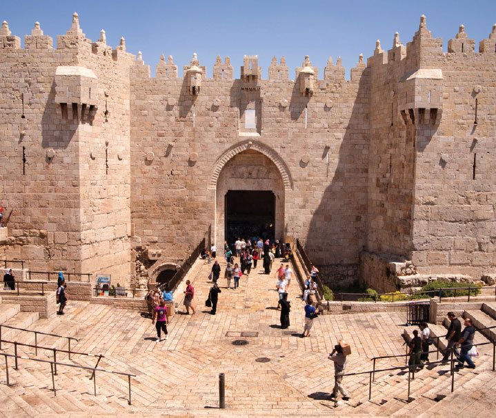 Opening on to a bustling bazaar in Jerusalems Old City the Damascus Gate is a - photo 20