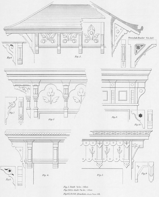DESIGNS FOR BRACKETS DESIGNS FOR BRICK CORNICES AND CHIMNEY TOPS - photo 7