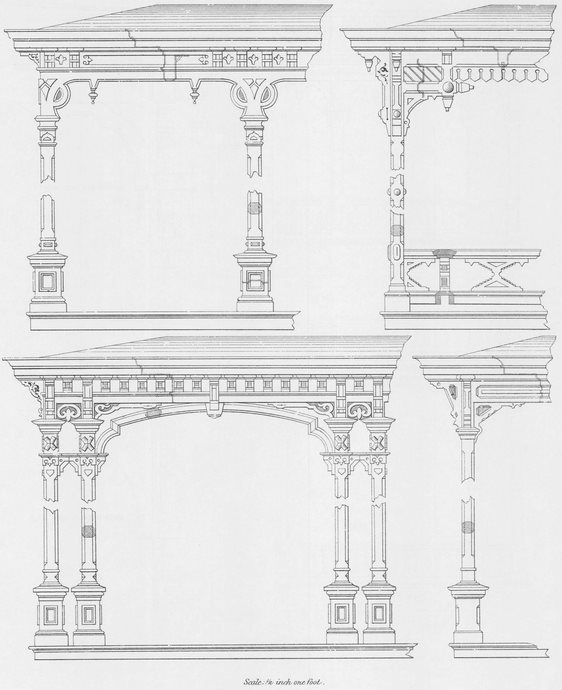 Victorian Architectural Details Designs for Over 700 Stairs Mantels Doors Windows Cornices Porches and Other Decorative Elemen - photo 26