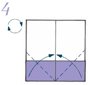 Turn the paper 90 degrees clockwise so that the flap is at the bottom Valley - photo 5