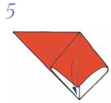 into a diamond Turn the paper over Valley fold the right-hand triangular - photo 23