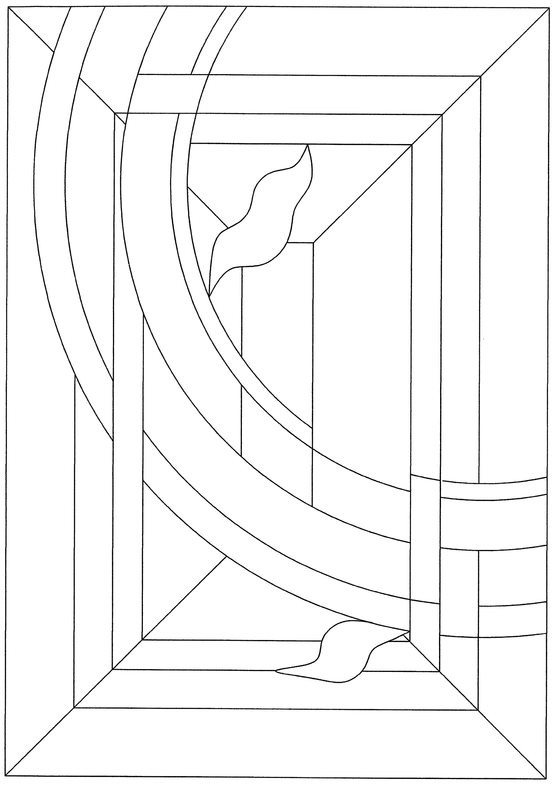 Modern Designs Stained Glass Pattern Book - photo 34