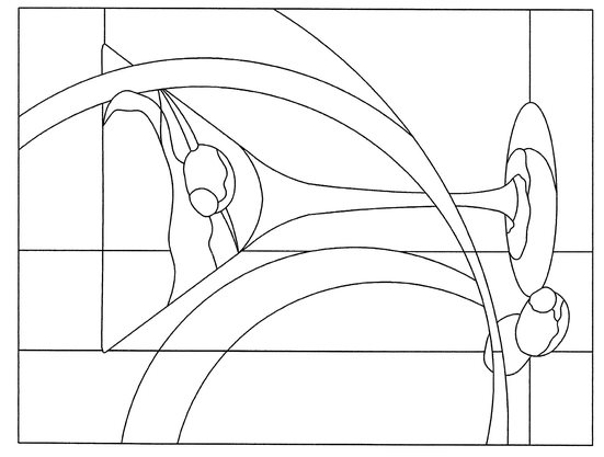 Modern Designs Stained Glass Pattern Book - photo 49