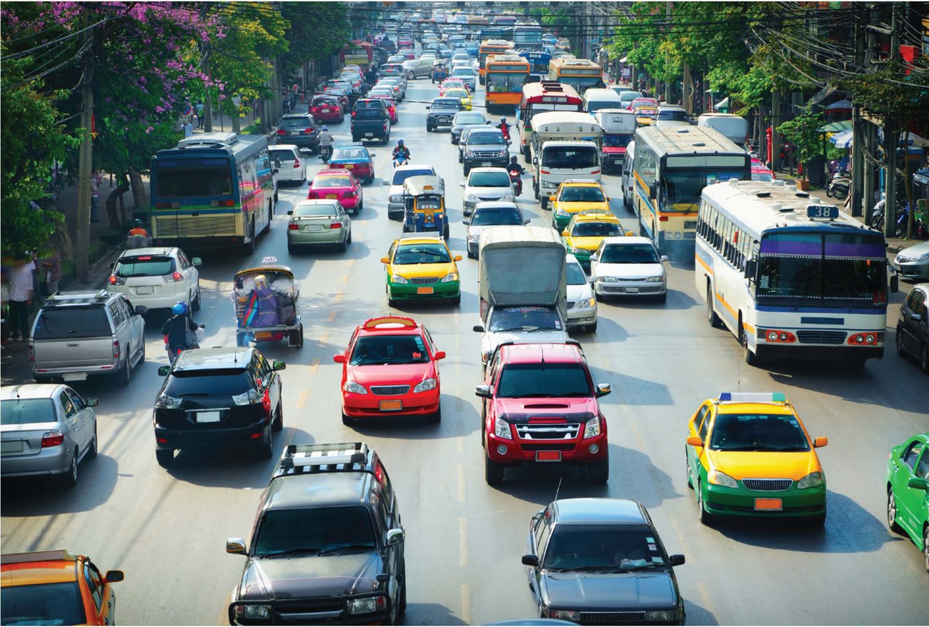 Each lane of a busy highway can carry up to about 2000 cars per hour - photo 3