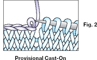 Designer Tip Here is an alternate way to work a Provisional Cast-On if you - photo 13