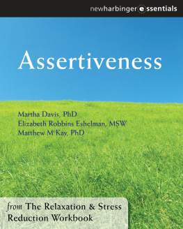 Martha Davis - Assertiveness: Chapter Singles