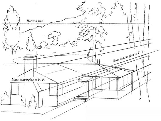 Basic lines and perspective lines There is a different vanishing point for - photo 18