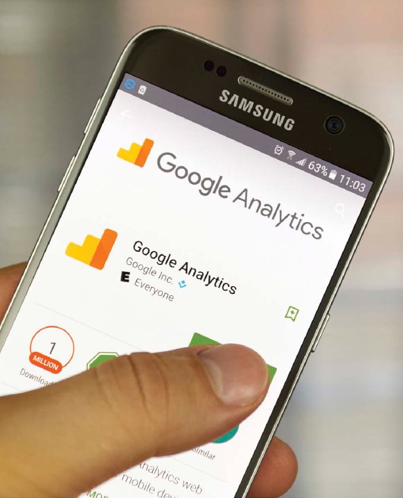 Data tracking apps like Google Analytics gather and evaluate insights on how - photo 3