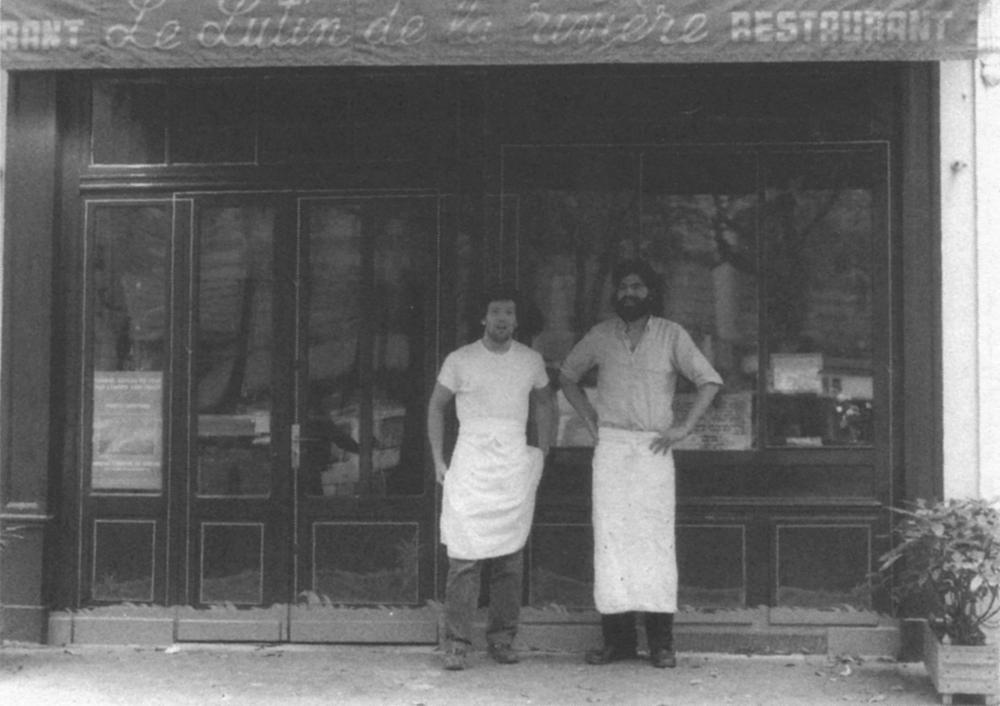 R OLAND ON THE RIGHT OUTSIDE HIS RESTAURANT L E L UTIN DE LA R IVIRE I - photo 3