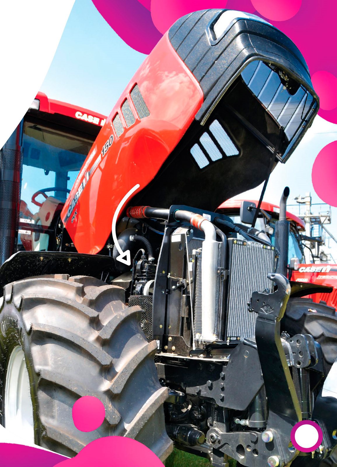 engine Tractors have tall wheels They drive over land wheels - photo 9