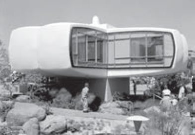 House of the Future Flying Saucers inspired Luigis Flying Tires at Cars - photo 13