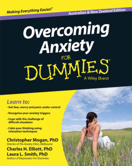 Christopher Mogan - Overcoming Anxiety For Dummies--Australia / NZ: Australian and New Zealand Edition