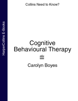 Carolyn Boyes - Cognitive Behavioural Therapy