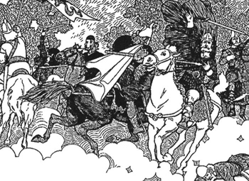 Viking warriors in battle Victor R Lambdin from Viking Tales by Jennie - photo 5