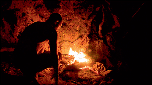 The cave at night Fire changed everything and gave me warmth and morale An - photo 11