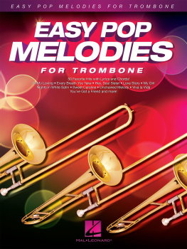 Hal Leonard Corp. Easy Pop Melodies for Trombone