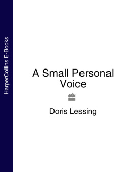 Doris Lessing - A Small Personal Voice