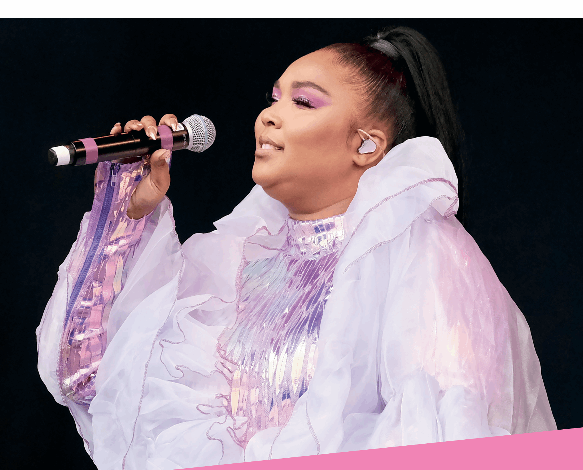 Lizzo performing at the Glastonbury Festival in 2019 When Melissa was 9 - photo 3