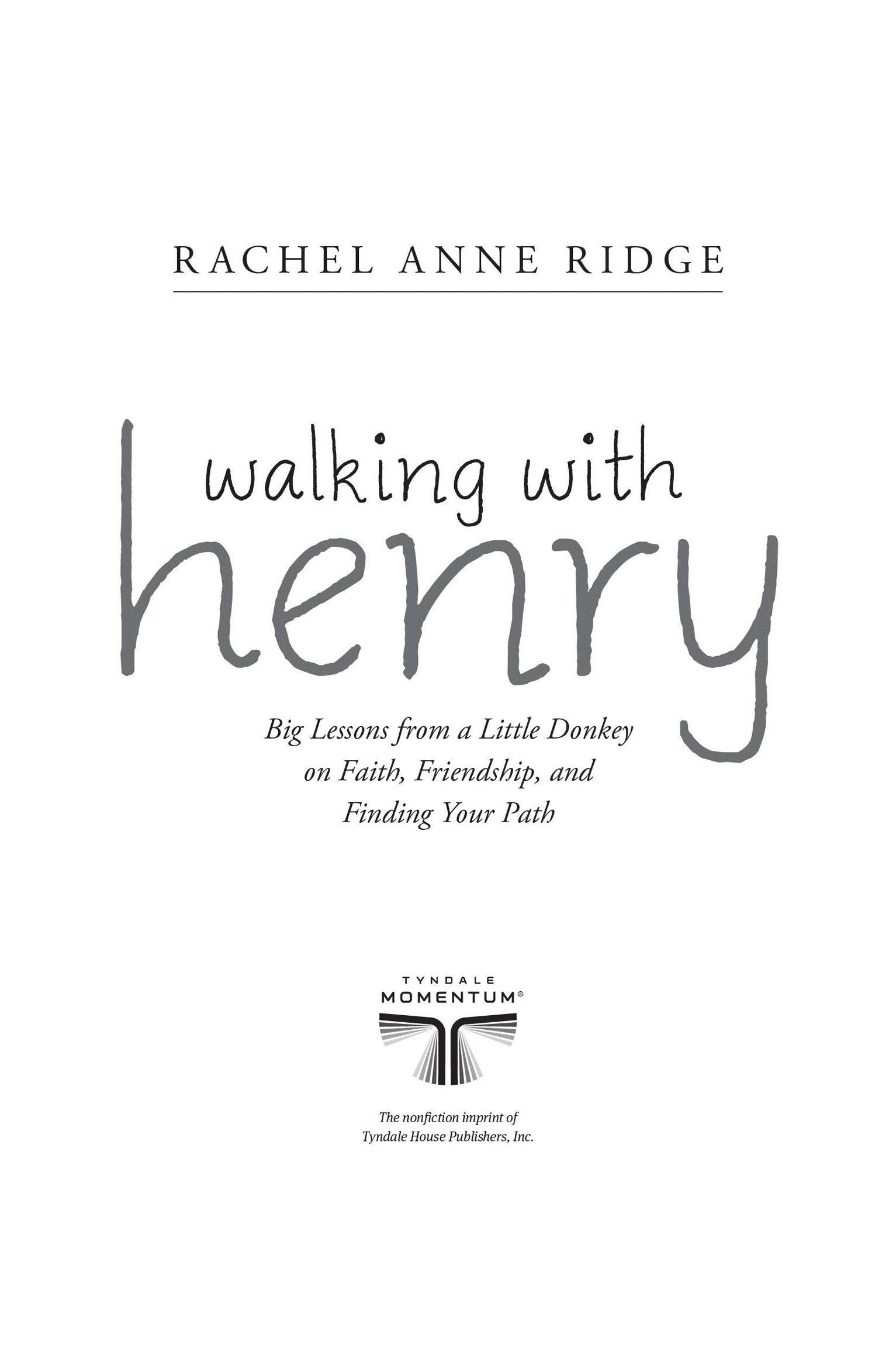 Walking with Henry is a breath of fresh air Each page is filled with golden - photo 2