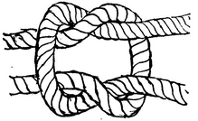 Fig 193 A square knot Fig 194 How to tie a square knot WITH CARDS - photo 2