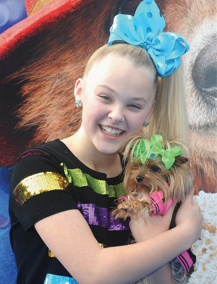 With her dog BowBow in 2018 In a sense JoJo was born into show business - photo 6