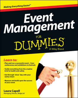 Laura Capell - Event Management for Dummies