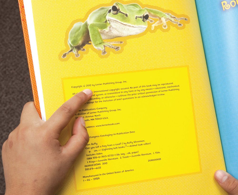 Getting around a Book Will wants to know if frogs lay eggs He looks at - photo 14