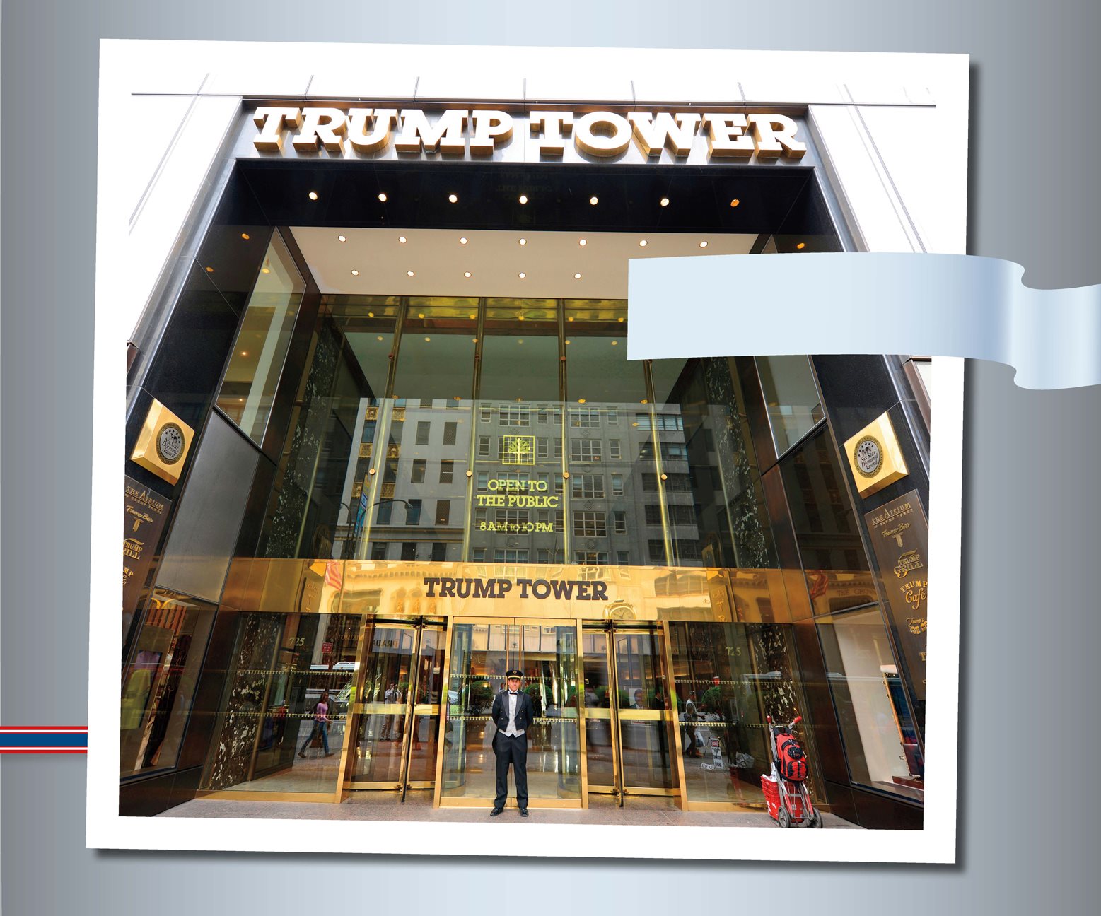 the main entrance to Trump Tower on Fifth Avenue in New York City Donald - photo 15