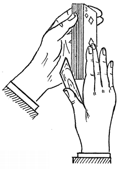 Under cover of this hand the third fingertip of the left hand separates the - photo 4