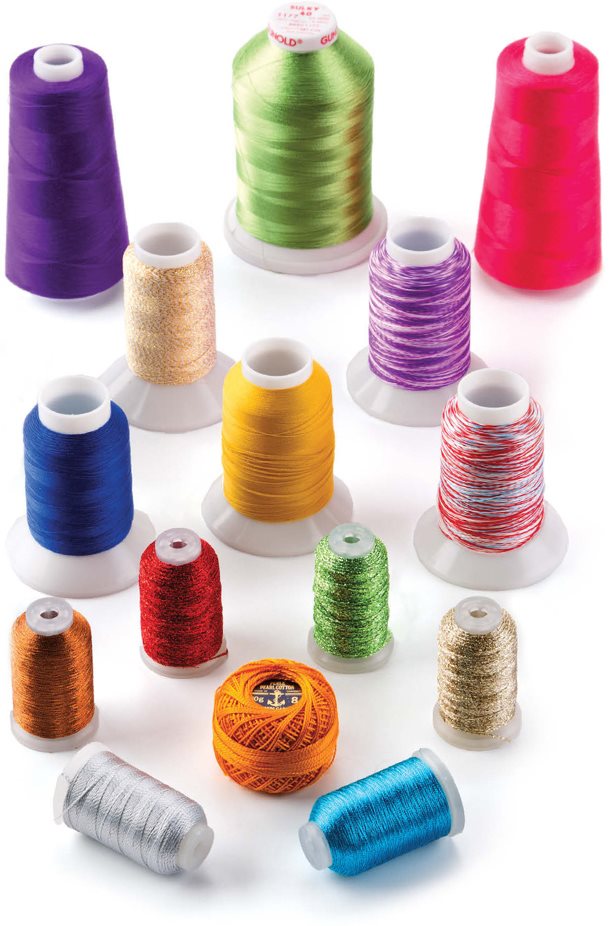 Selecting Threads Quality counts when it comes to choosing threads for your - photo 8