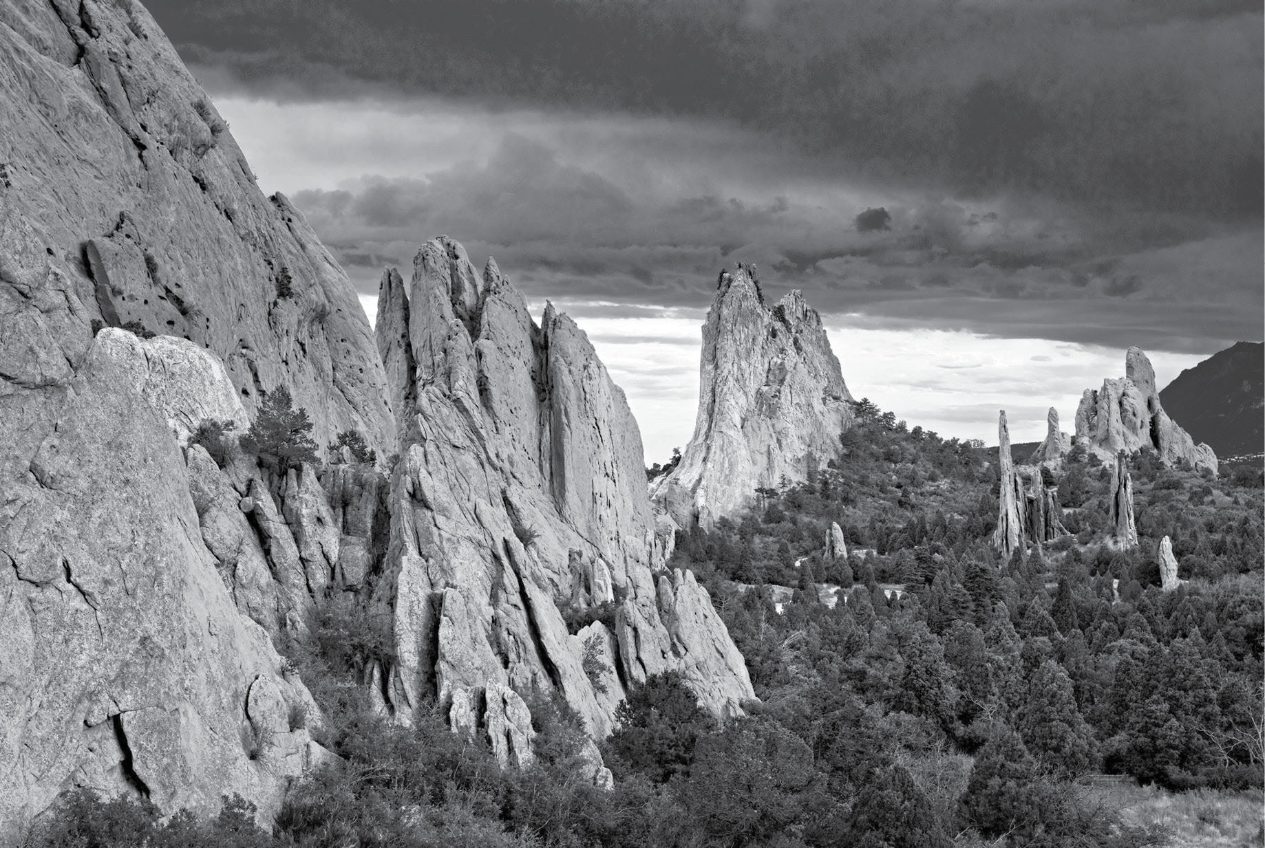 Garden of the Gods Great sandstone fins jut out more than 300 feet into the air - photo 3